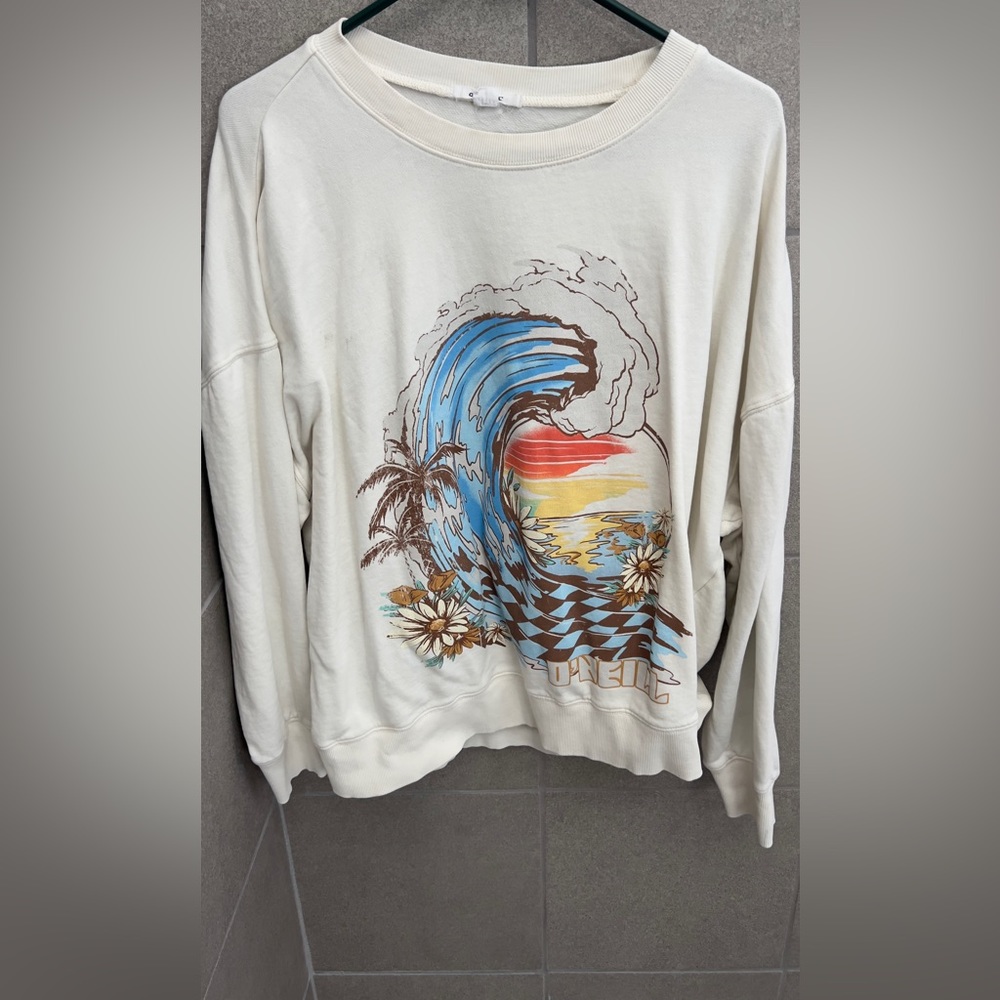 White Crew neck O’Neil sweater
